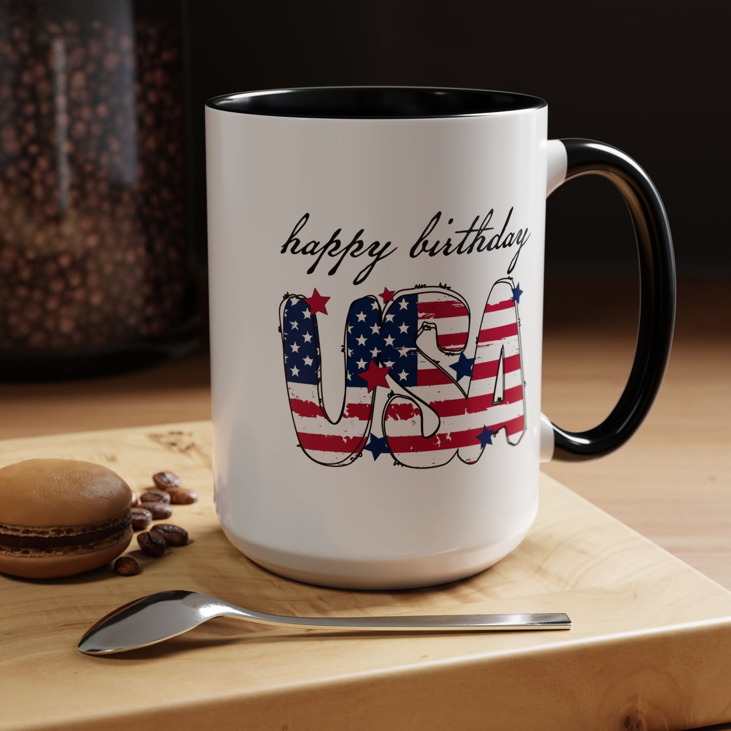 4th of July Mug - Happy Birthday USA