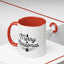 Christmas Mug - Merry Christmas Black Text Tree Star Present