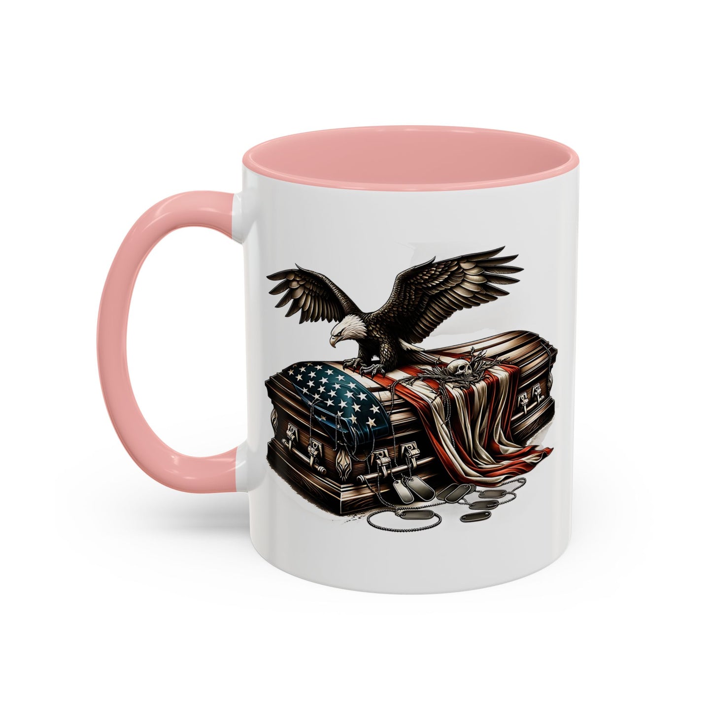 4th of July Mug - American Bald Eagle Fallen Soldier