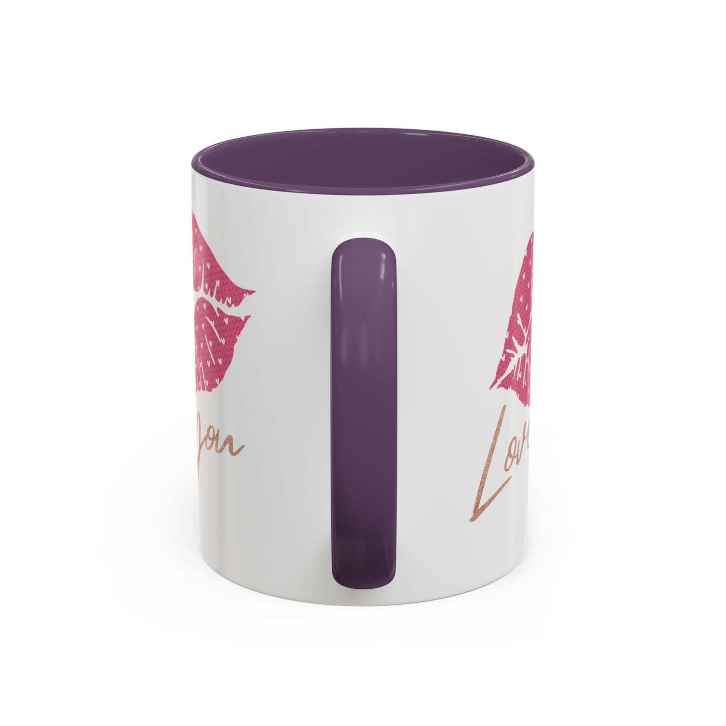 Valentine's Day Mug - Love You Lips Kiss