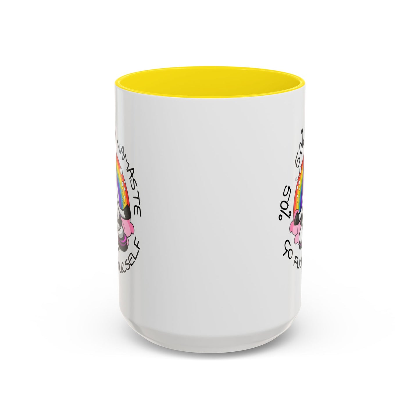 Adult Mug - 50% Namaste 50% Go Fuck Yourself