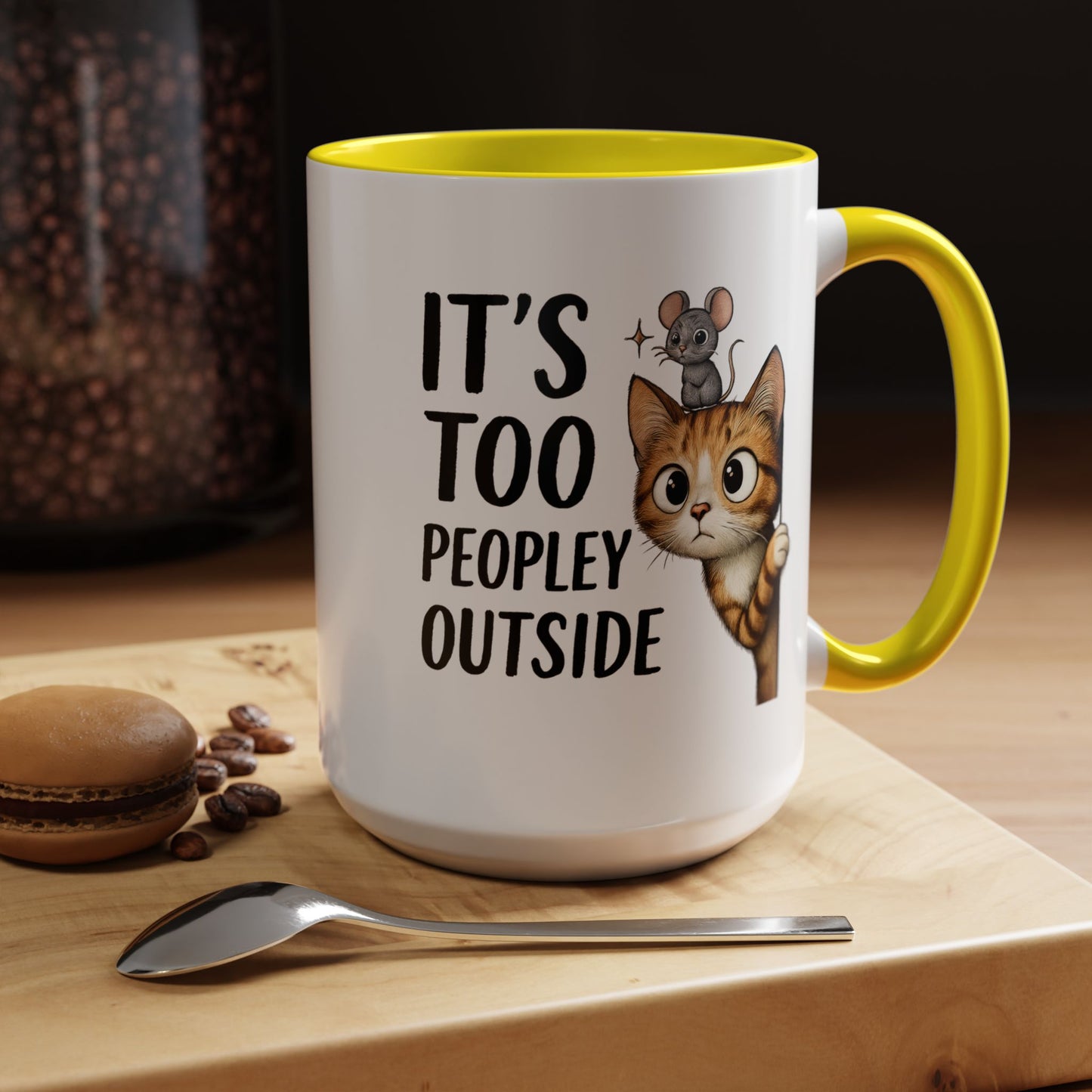 Animal Mug - It's Too Peopley Outside