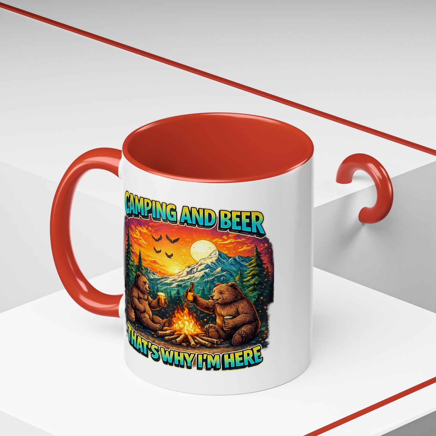 Humor Mug - Camping and Beer