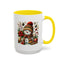 Christmas Mug - Snowman with Christmas Decorations