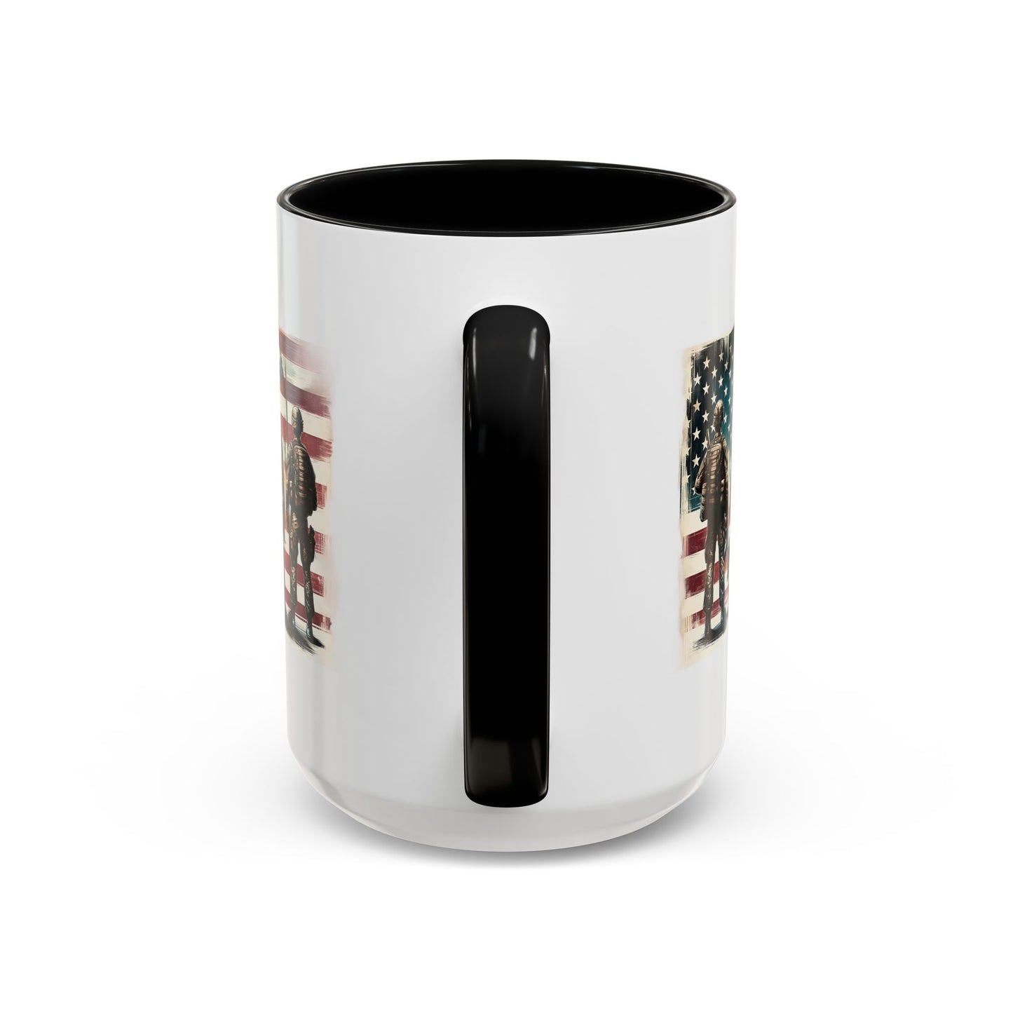 4th of July Mug - Soldiers American Flag