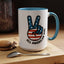 4th of July Mug - All American Girl Peace Sign