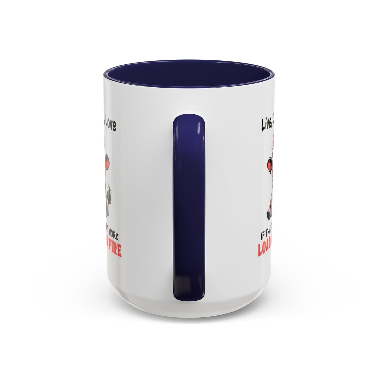 Humor Mug - Live Laugh Love Cow