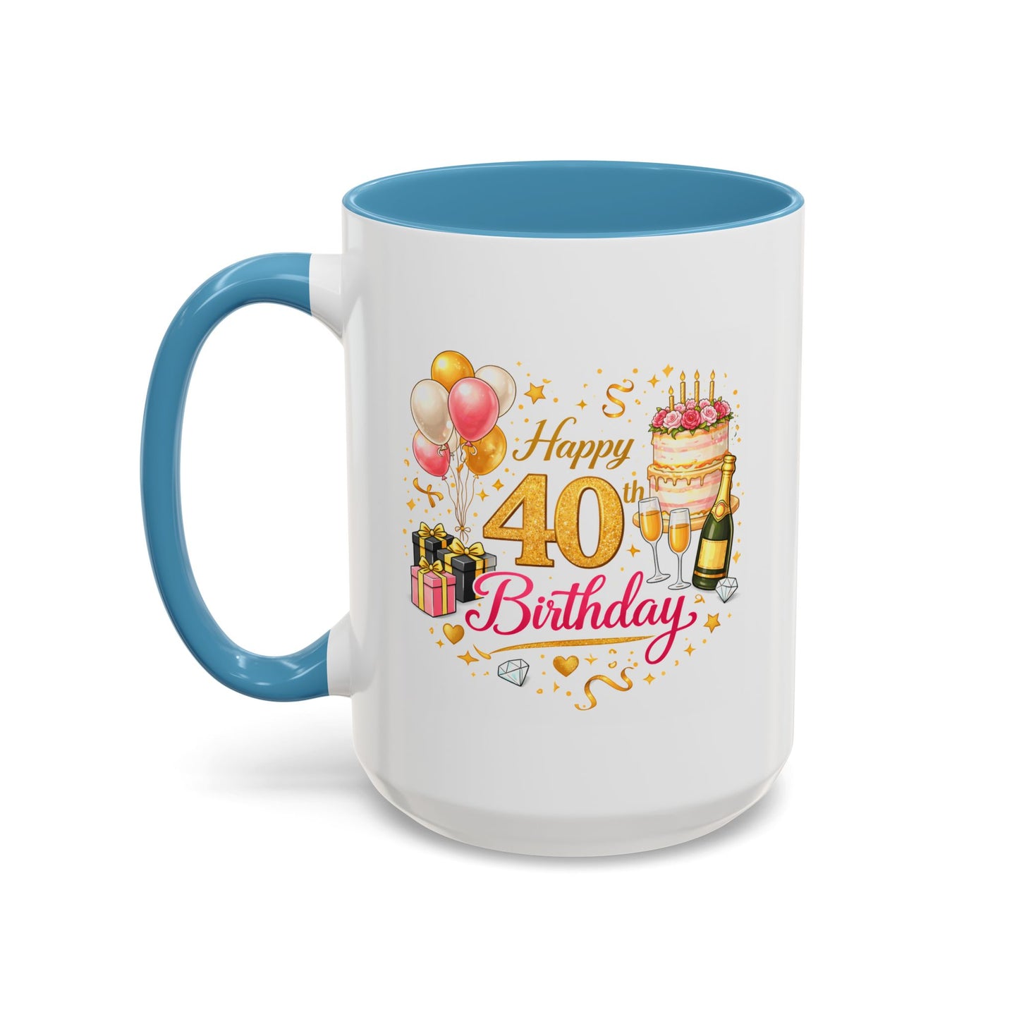 Birthday Mug - Happy 40th