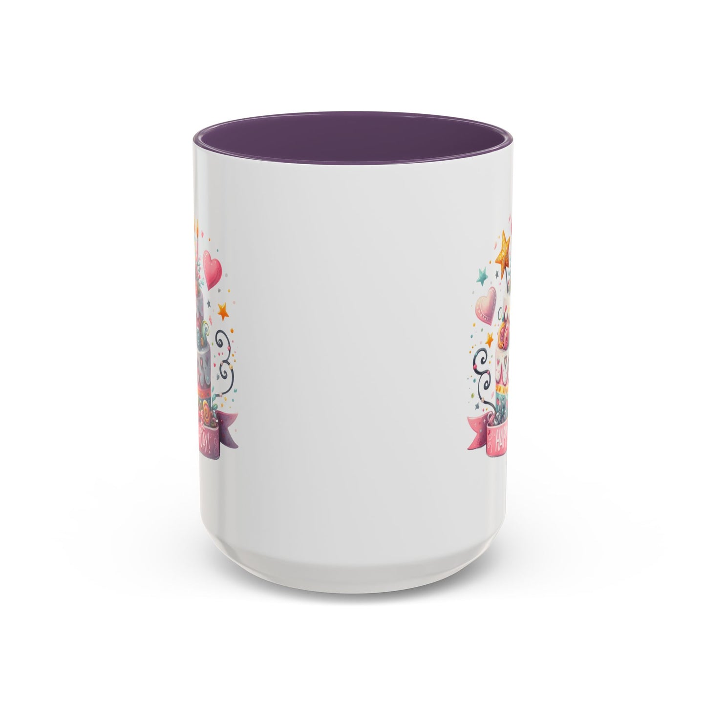 Birthday Mug - Happy Birthday Two Tiered Cake