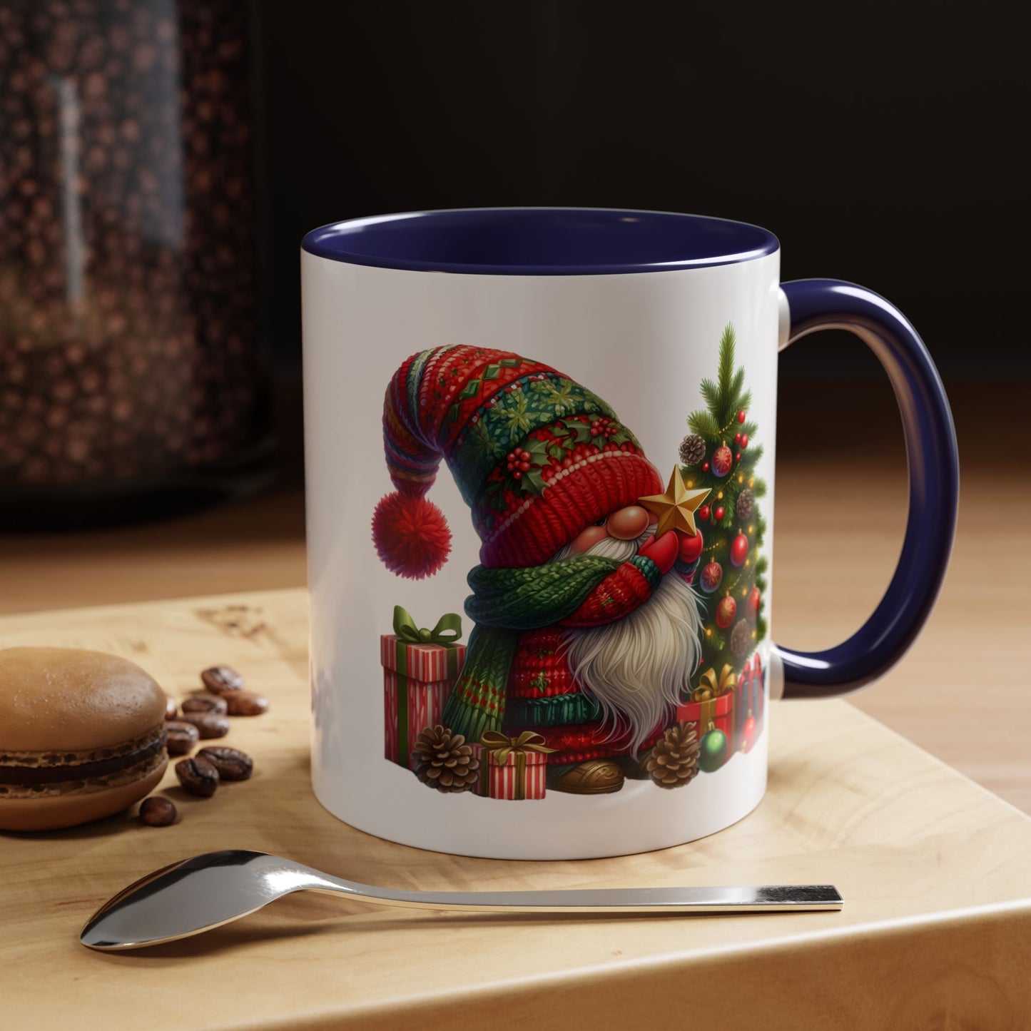 Christmas Mug - Gnome with Christmas Tree Star