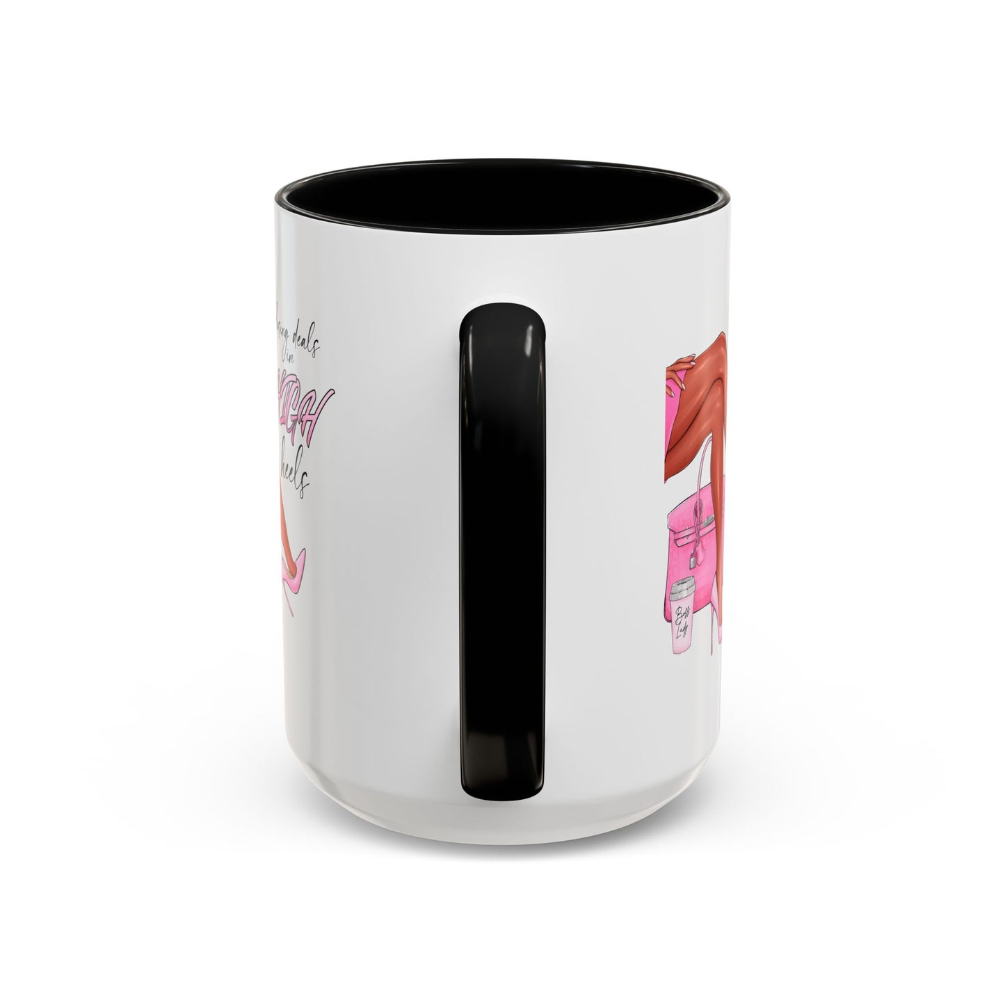 Humor Mug - Closing Deals in High Heels