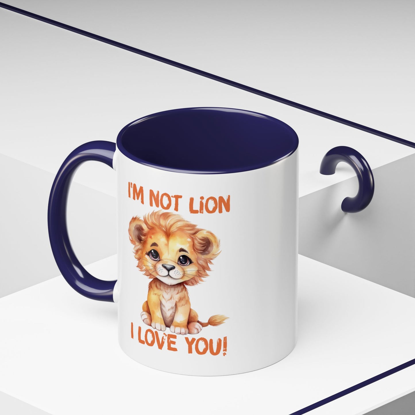 Valentine's Day Mug - I'm Not Lion I Love You