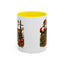 Christmas Mug - Merry Christmas Gold Text Santa Point Ornaments