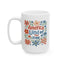 4th of July Mug - America Land of the Free Floral