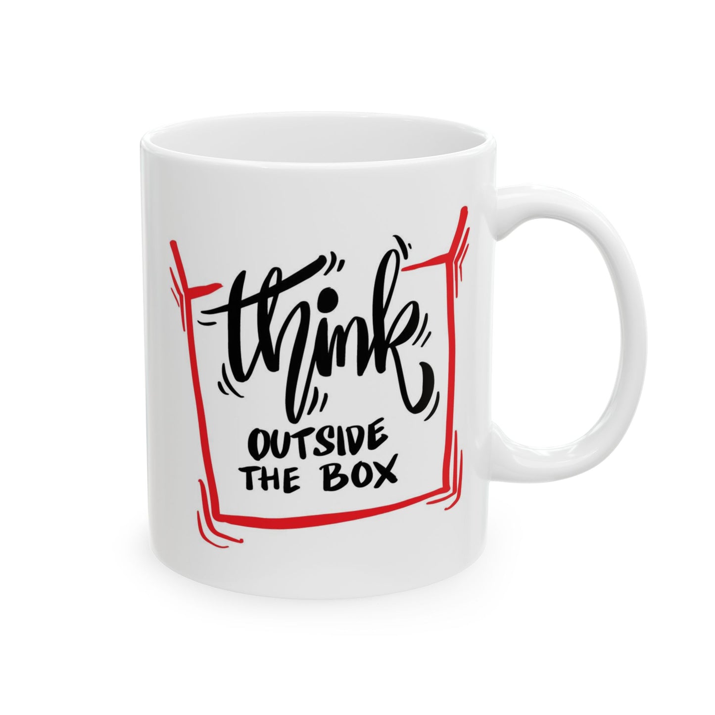 Motivation Mug - Think Outside The Box 1