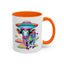 Alien Mug - Multicoloured Cow