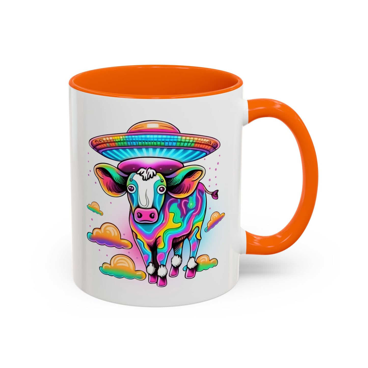 Alien Mug - Multicoloured Cow