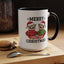 Christmas Mug - Merry Christmas Black Text Owls