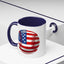 4th of July Mug - Baseball American Flag