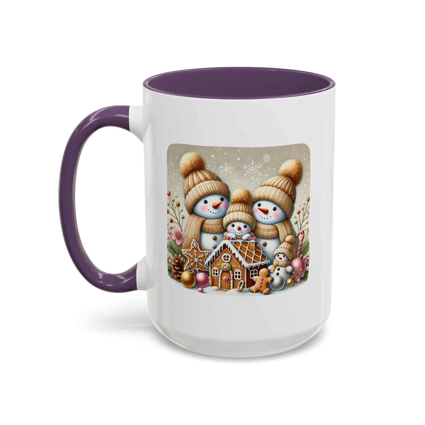 Christmas Mug - Gingerbread Snowman Family 2