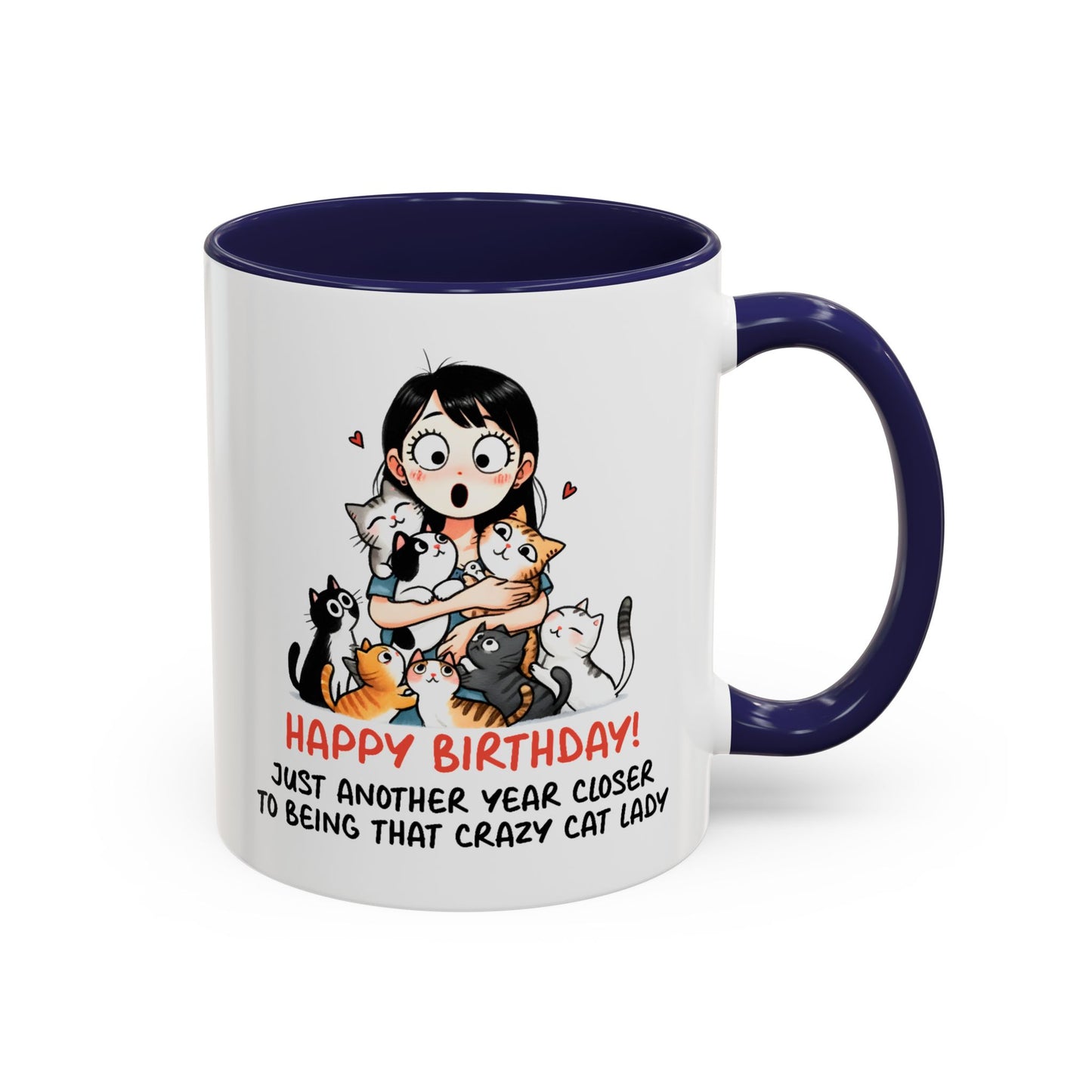 Birthday Mug - Crazy Cat Lady