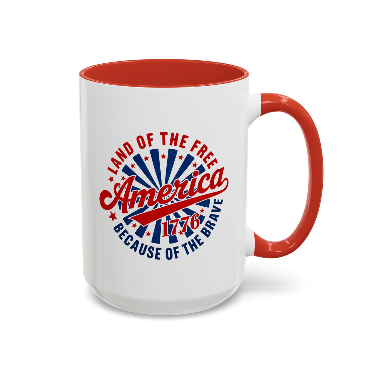 4th of July Mug - America 1776 Land of the Free