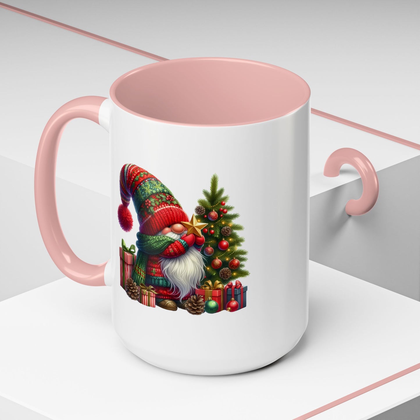 Christmas Mug - Gnome with Christmas Tree Star