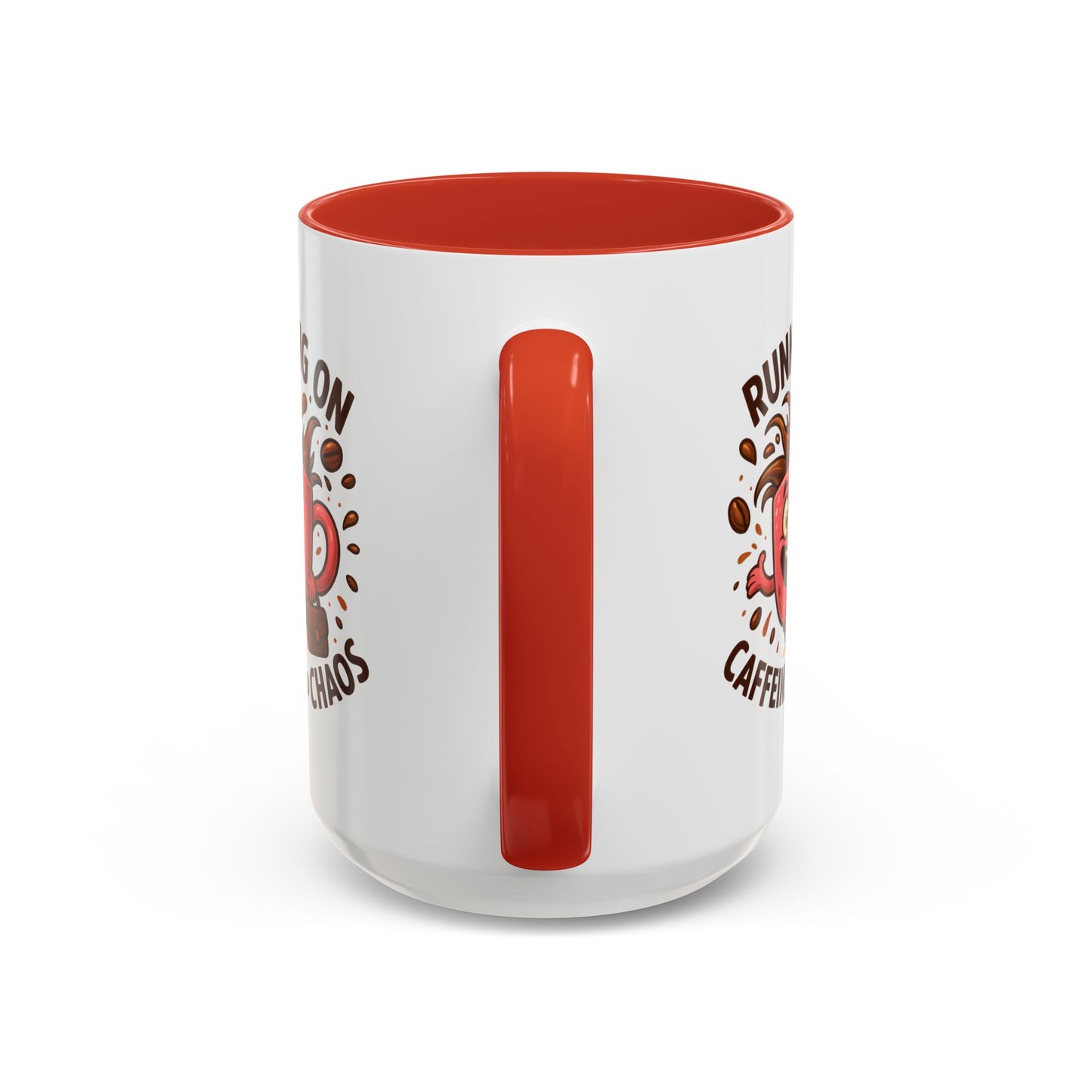 Humor Mug - Running On Caffeine and Chaos