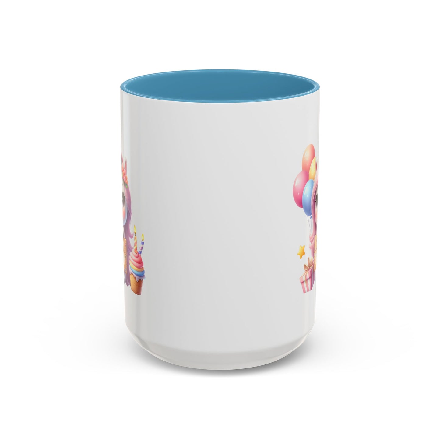 Birthday Mug - Girl Unicorn Happy Birthday Sign 2