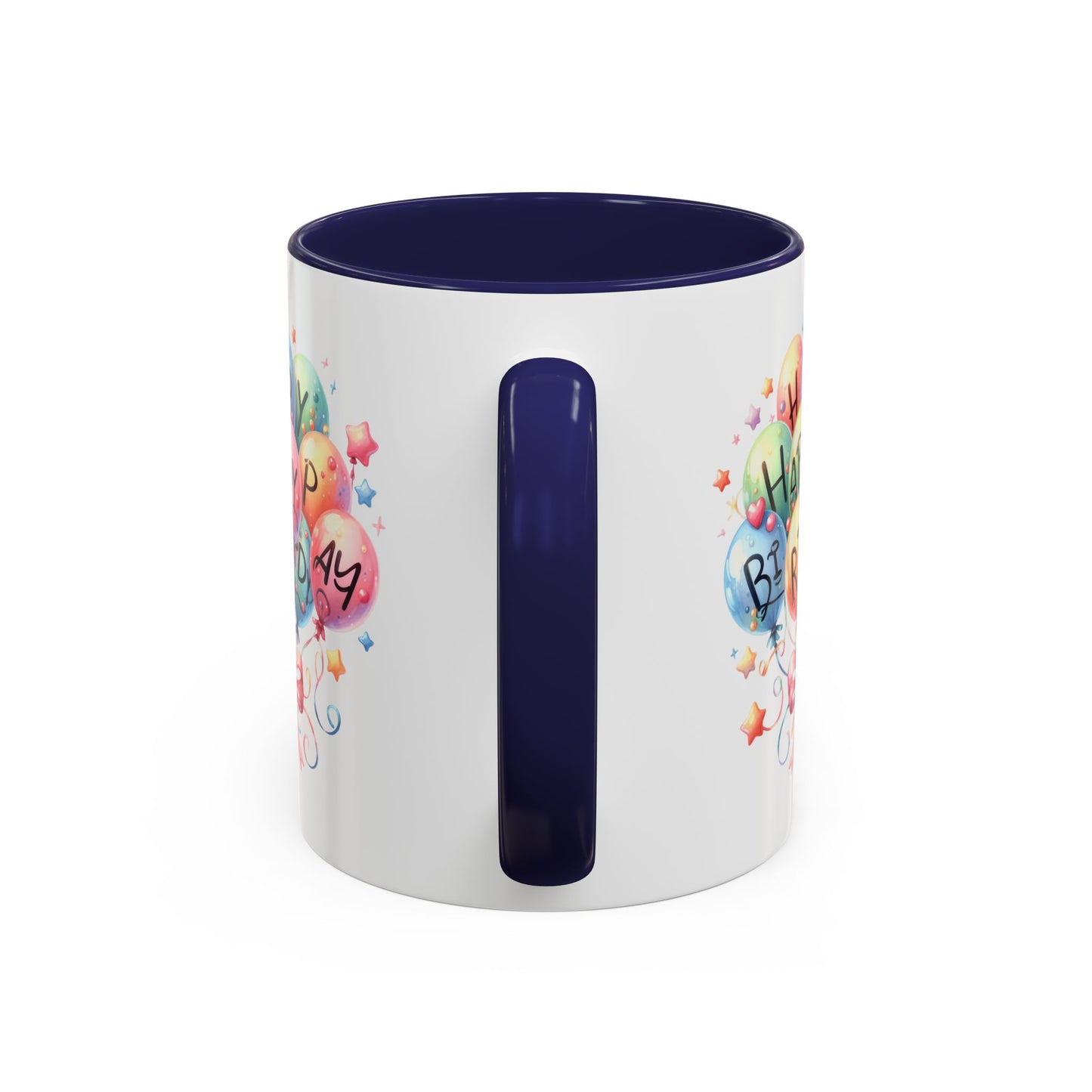 Birthday Mug - Happy Birthday Balloons