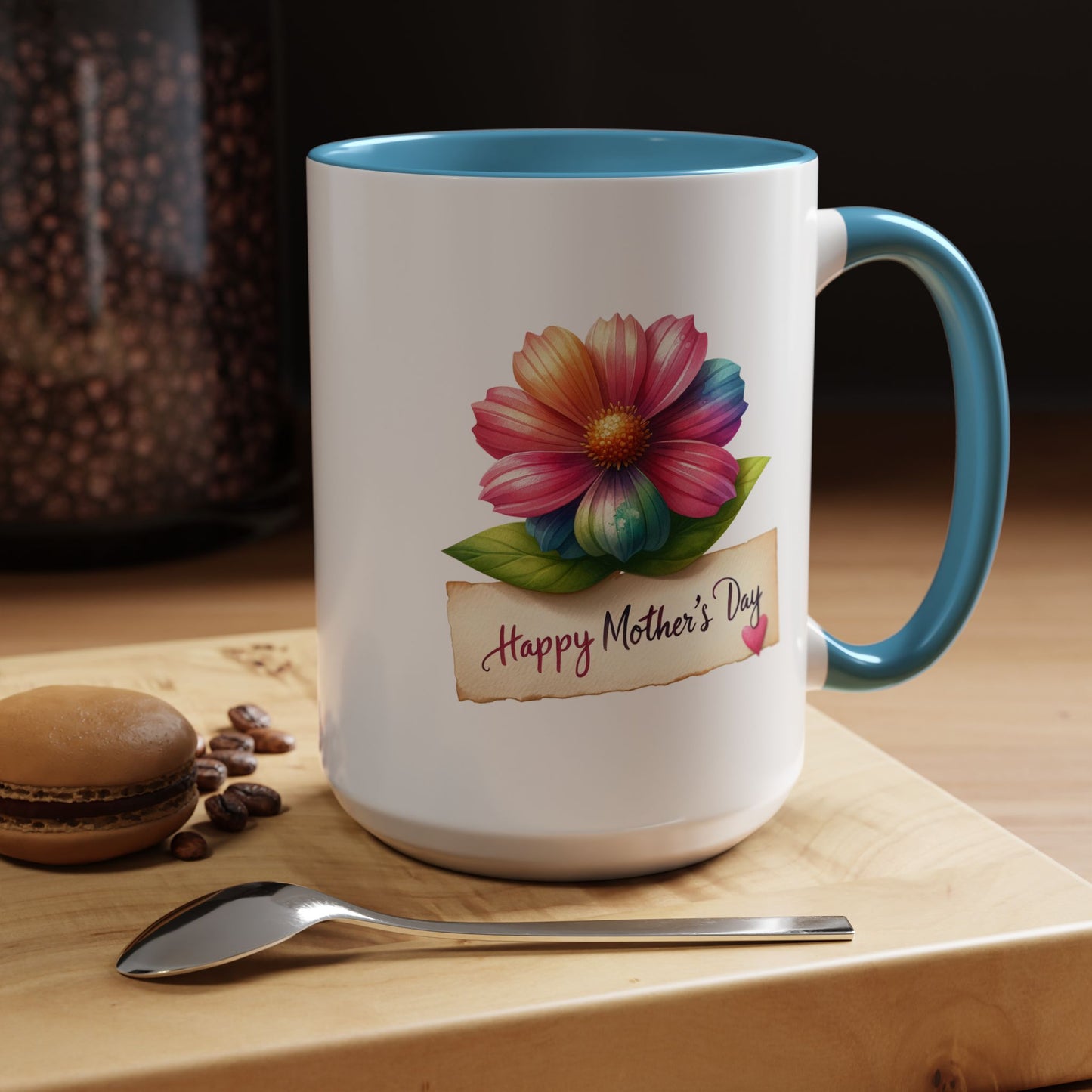 Mother's Day Mug - Happy Mother's Day Flower
