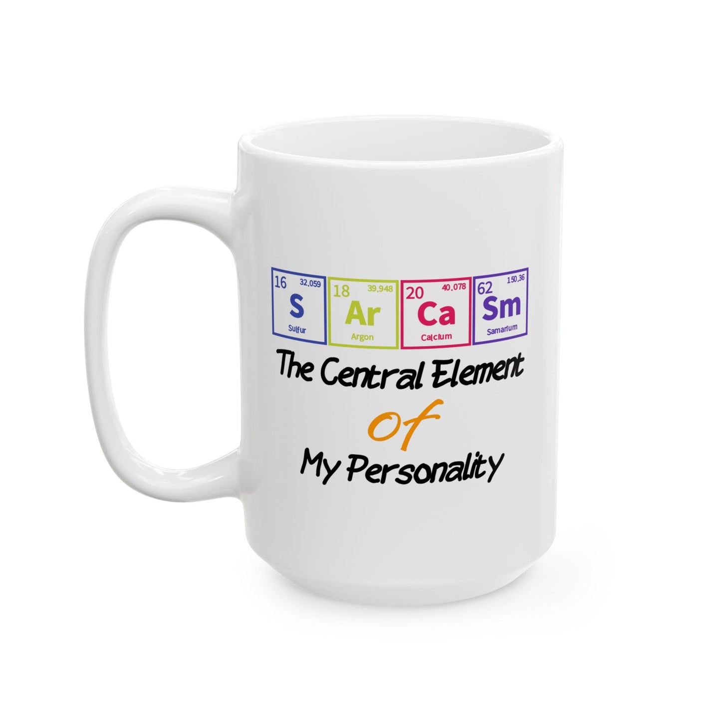 Humor Mug - Sarcasm The Central Element