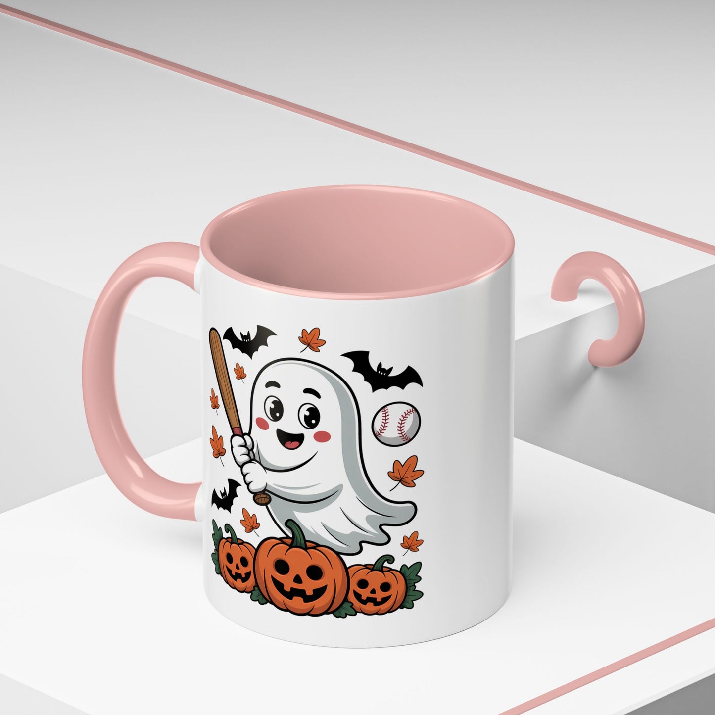 Halloween Mug - Ghost With Baseball Bat