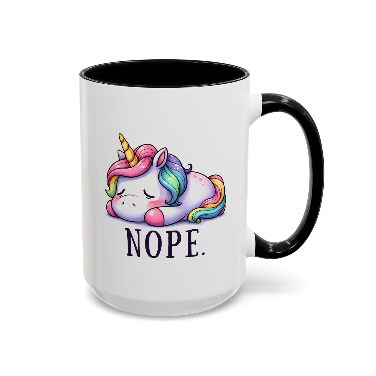 Humor Mug - Nope Unicorn