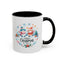Chistmas Mug - Merry Christmas Snowman and Snowlady