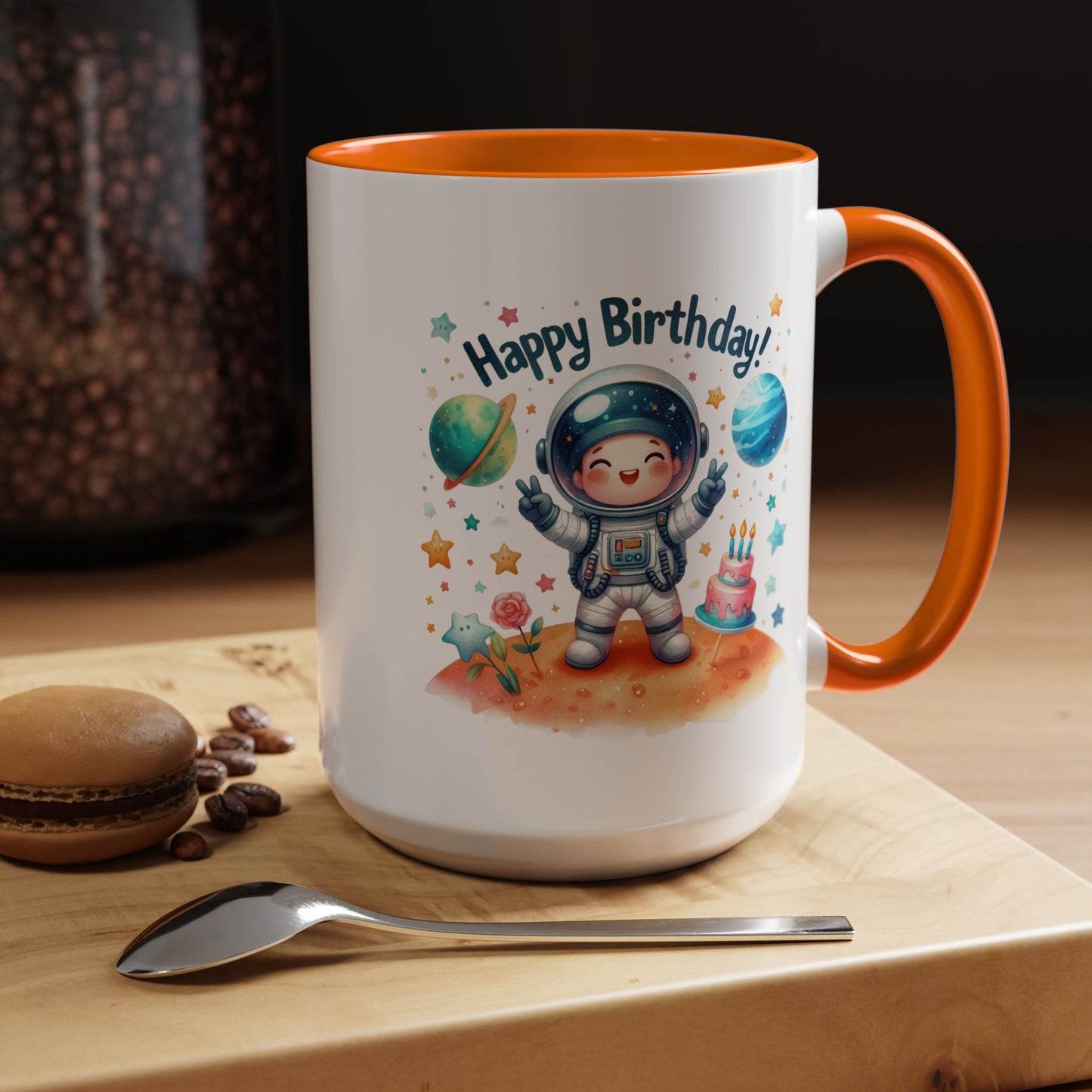 Birthday Mug - Happy Birthday Astronaut