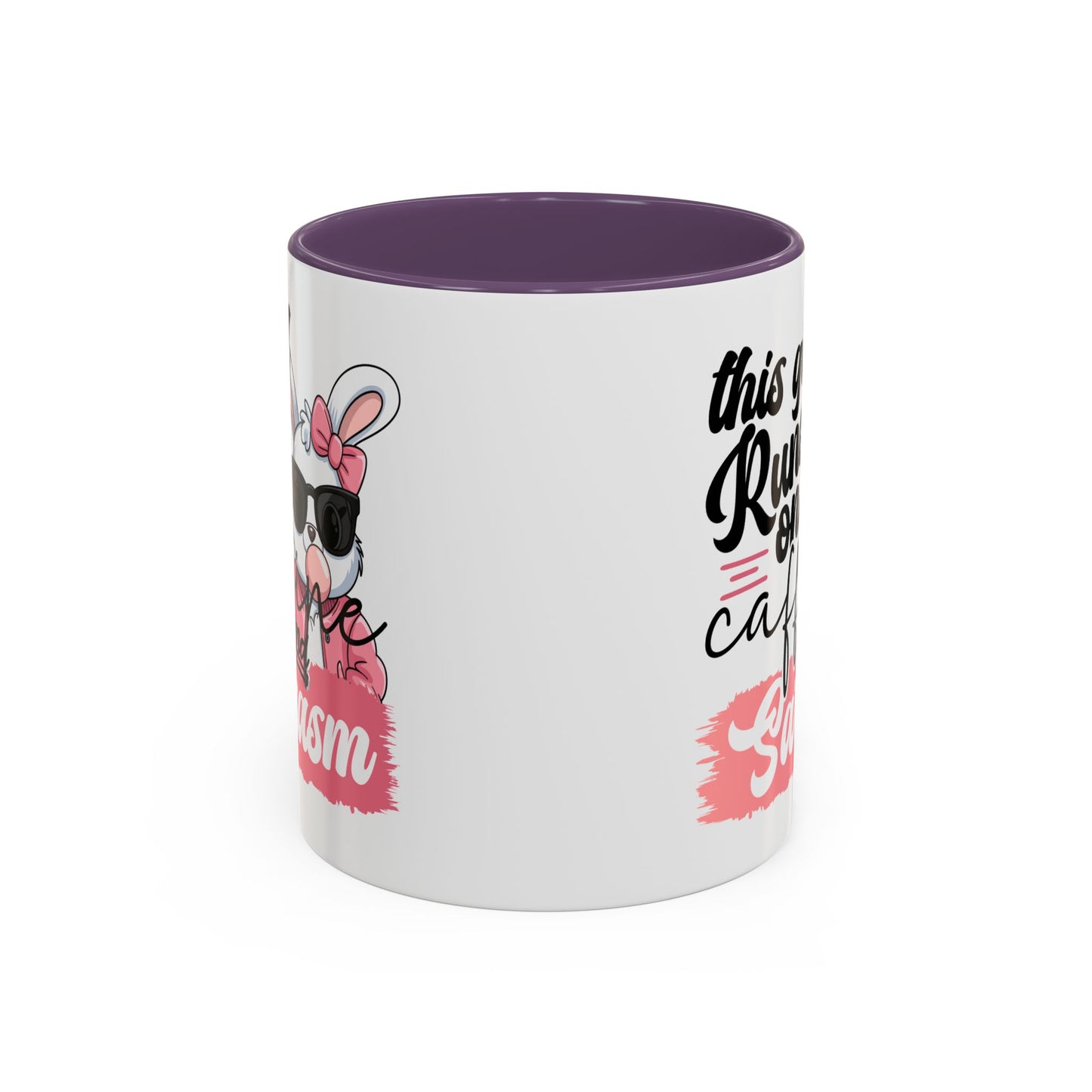 Humor Mug - This Girl Runs on Caffeine & Sarcasm