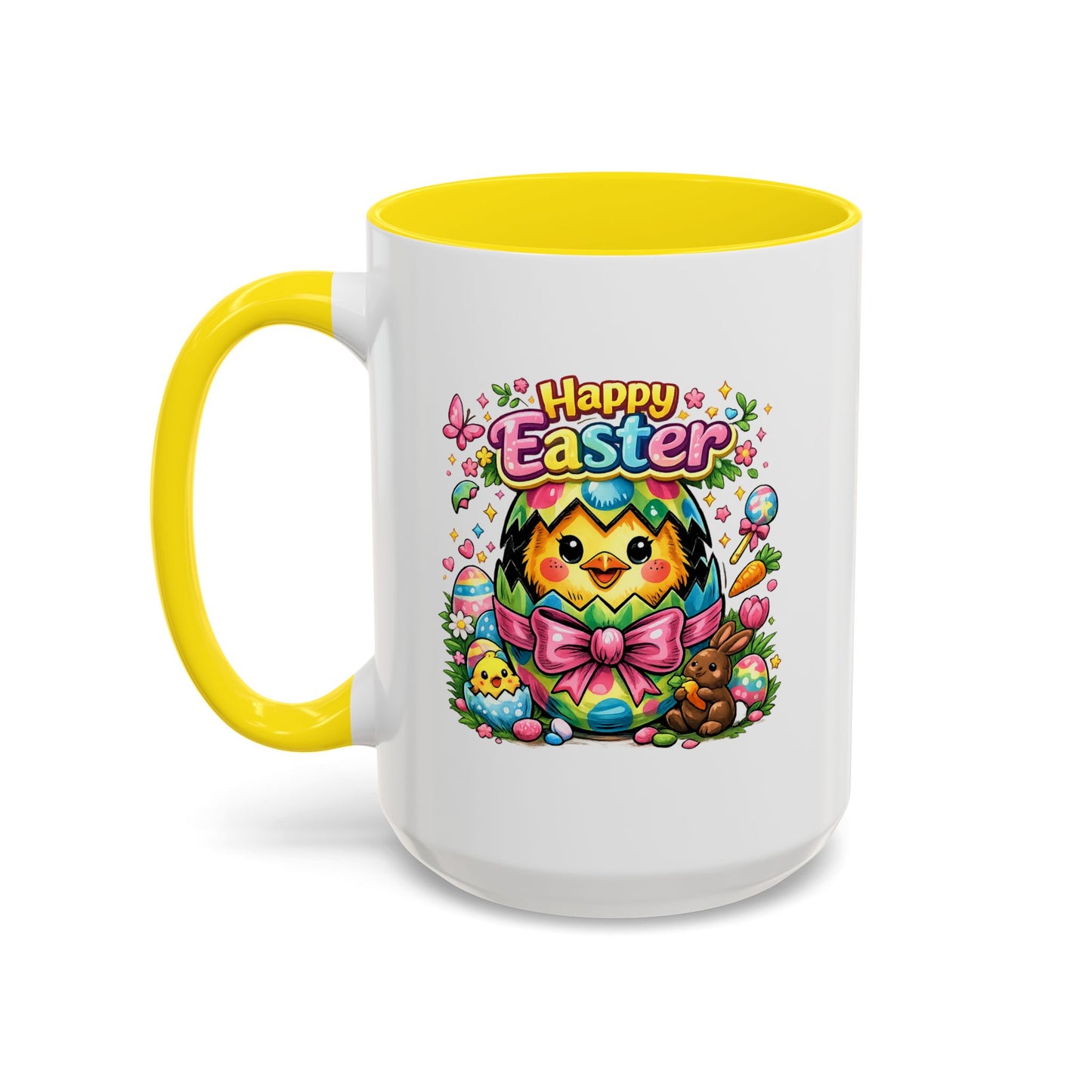 Easter Mug - Happy Easter Chics & Bunny