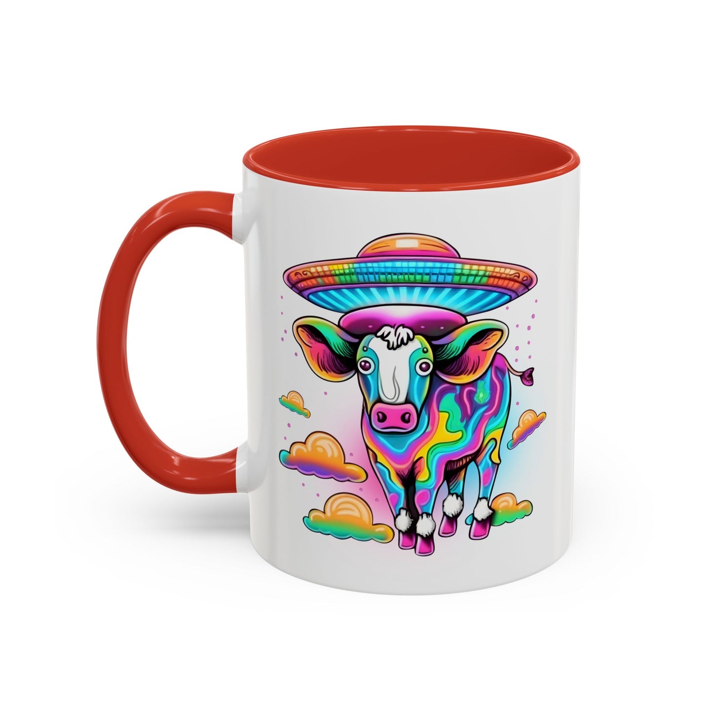 Alien Mug - Multicoloured Cow