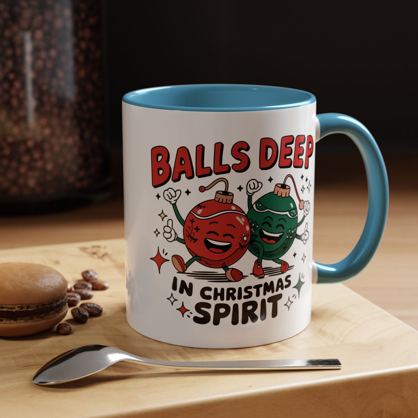 Adult Mug - Balls Deep in Christmas Spirit