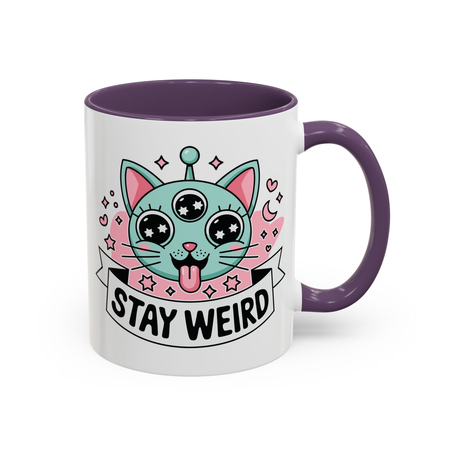 Alien Mug - Stay Weird Alien Cat