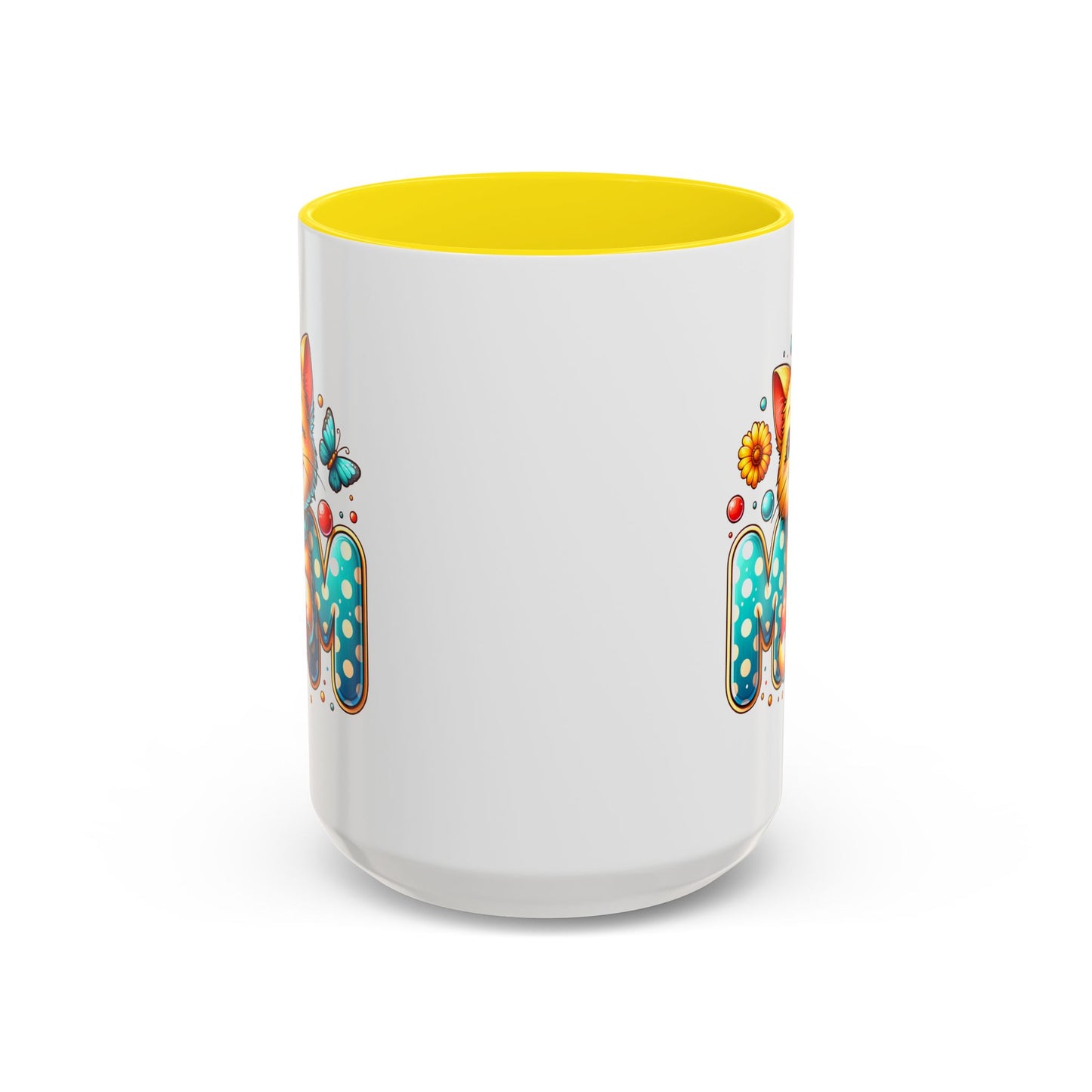 Mother's Day Mug - Mom Cat Red Heart