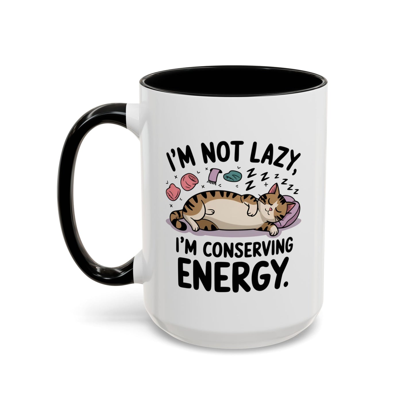 Animal Mug - I'm Not Lazy I'm Conserving Energy