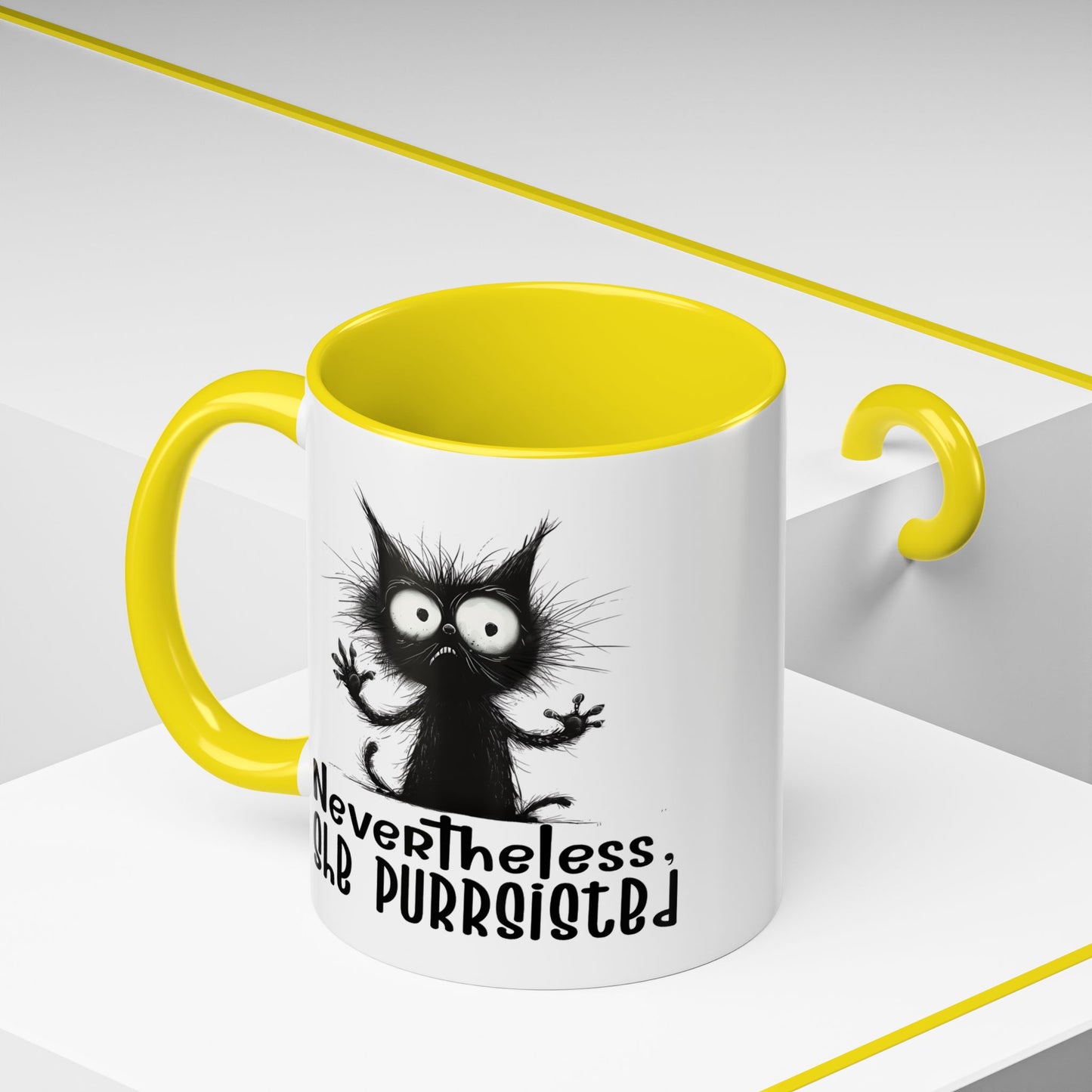 Animal Mug - Nevertheless, She Purrsisted