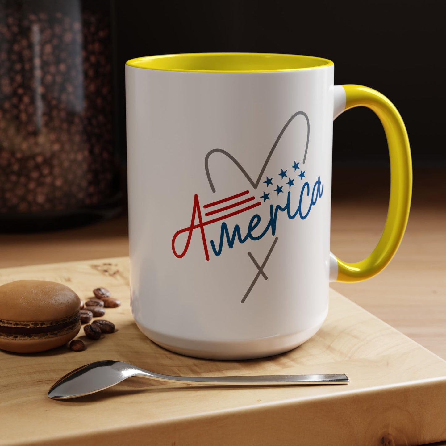 4th of July Mug - America Heart