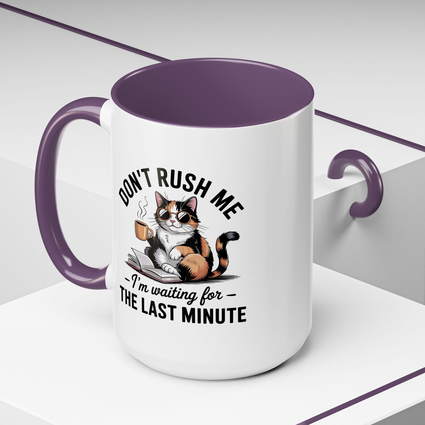 Humor Mug - Don't Rush Me Cat