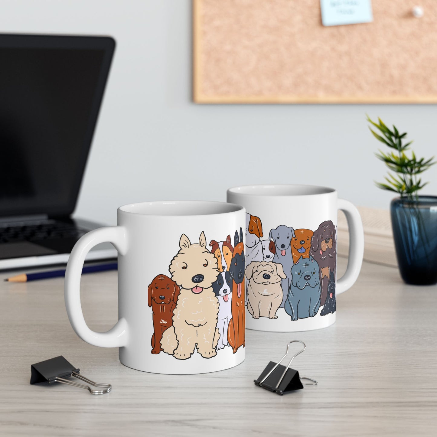 Animal Mug - Animated Dog Wrap
