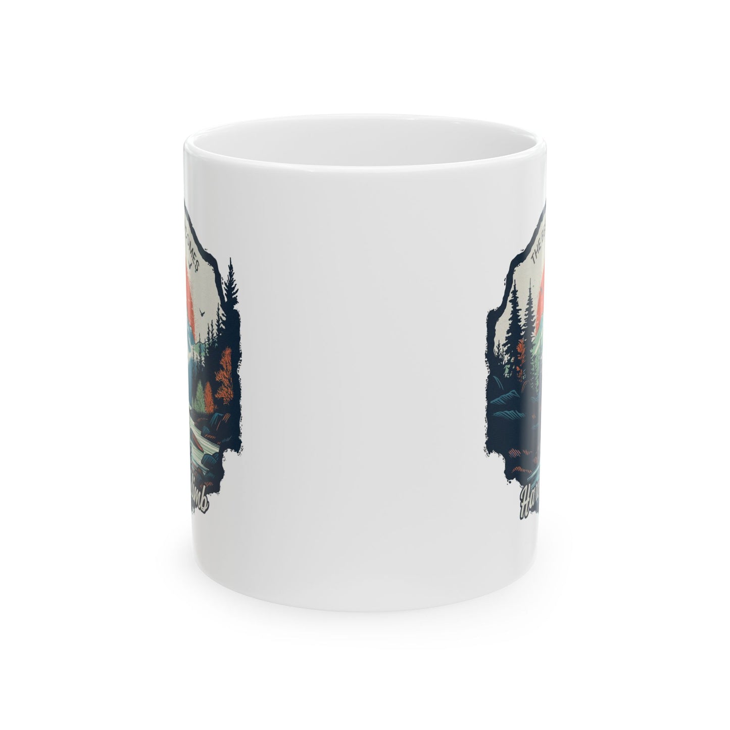 Motivation Mug - The Best View Comes After The Hardest Climb