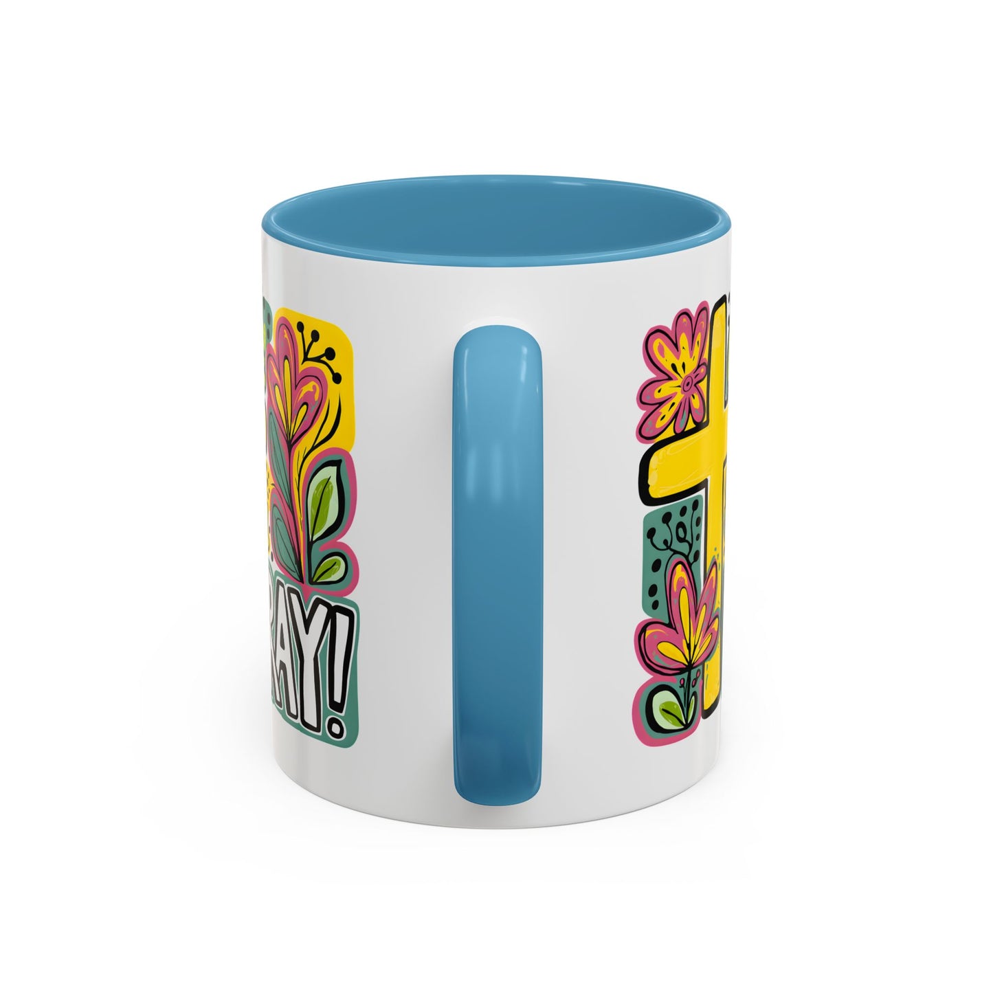 Religious Mug - Pray Cross