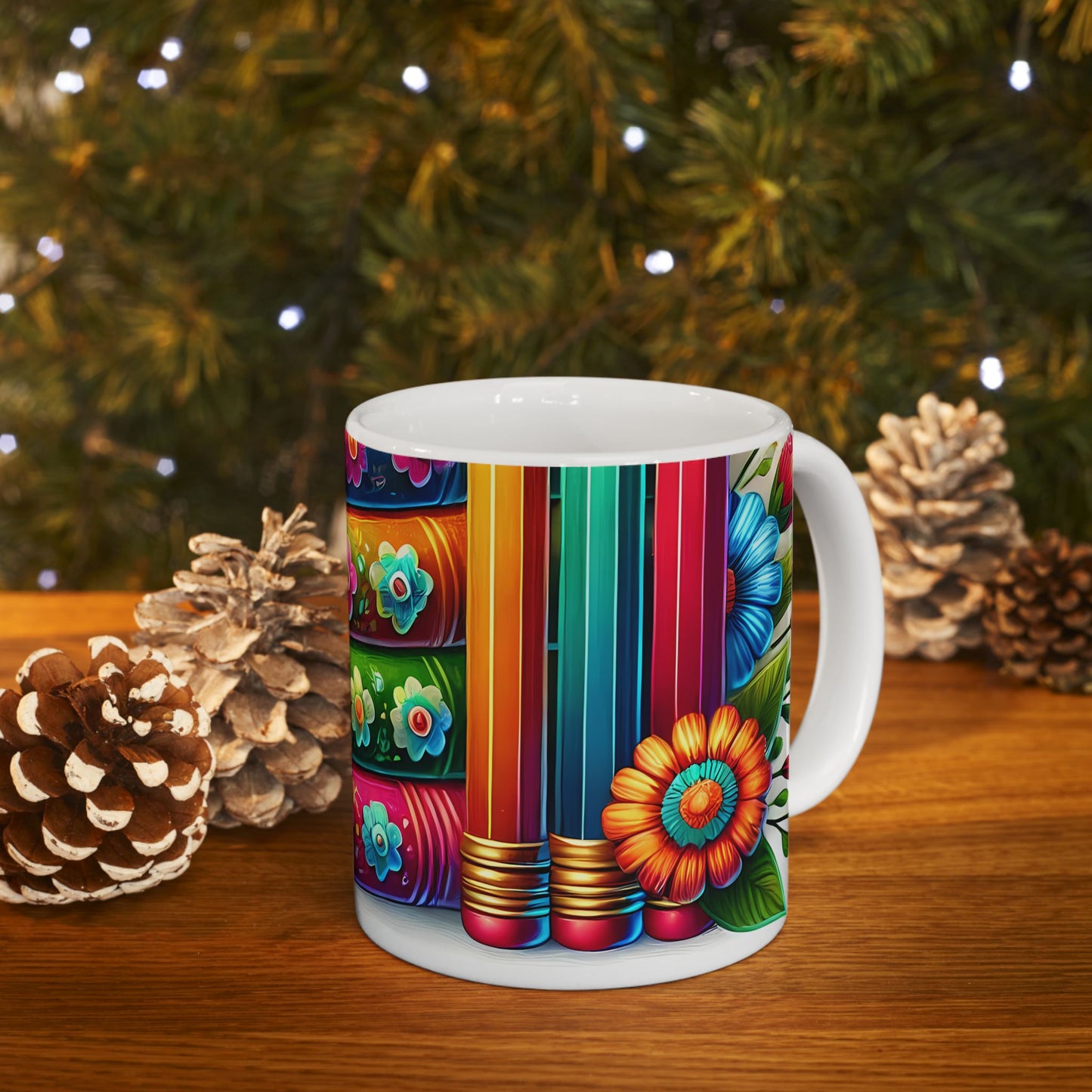 Artistic Mug - Flower Books